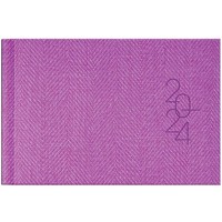 Еженедельник Brunnen 2024 Tweed карманный фиолетовый 73-755 32 664