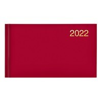 Фото Еженедельник Brunnen Miradur trend 2022 красный 15,3х8,7 см 73-755 64 202