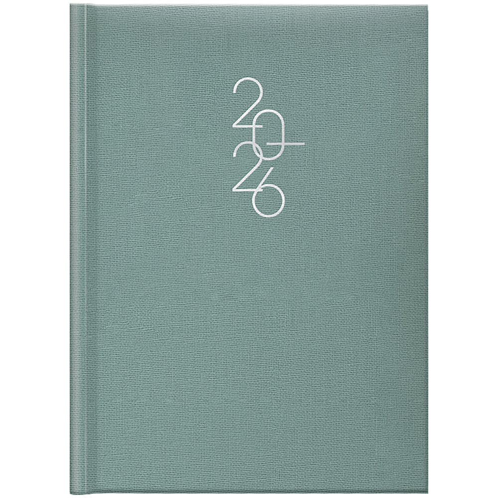 Ежедневник Brunnen 2026 Стандарт Linesse морской зеленый 73-795 69 566