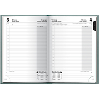 Ежедневник Brunnen 2026 Стандарт Linesse морской зеленый 73-795 69 566