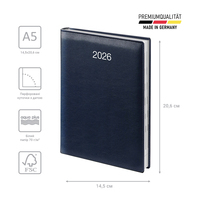 Фото Ежедневник Brunnen 2026 Стандарт Soft синий 73-795 36 306