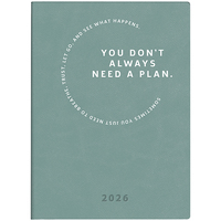 Фото Ежедневник Brunnen 2026 Стандарт Torino Trend бирюзовый холодный 73-795 38 536