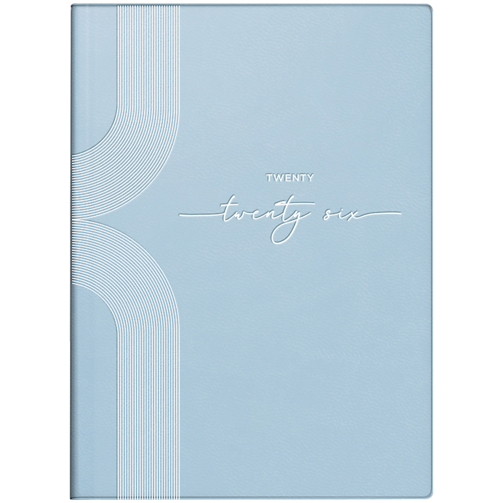 Ежедневник Brunnen 2026 Стандарт Torino Trend голубой 73-795 38 326