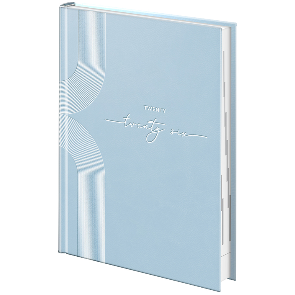 Ежедневник Brunnen 2026 Стандарт Torino Trend голубой 73-795 38 326