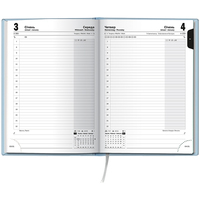 Ежедневник Brunnen 2026 Стандарт Torino Trend голубой 73-795 38 326