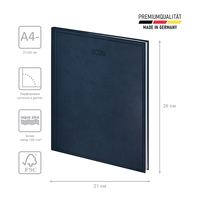 Фото Еженедельник Brunnen 2026 Бюро Torino синий 73-761 38 306