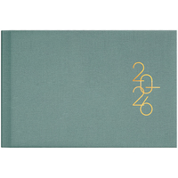 Фото Еженедельник Brunnen 2026 карманный Linesse морской зеленый 73-755 69 566